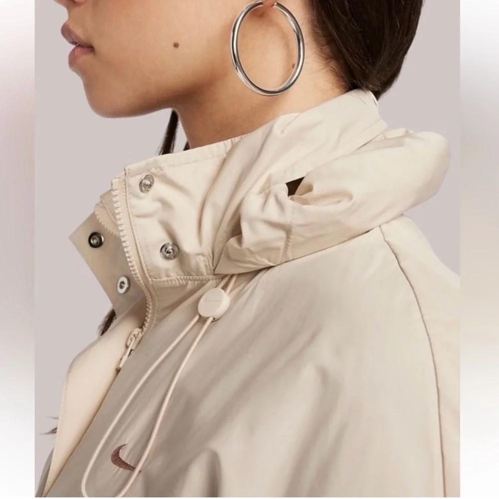 Nike Hooded Lightweight Trench Coat - Picture 10 of 12